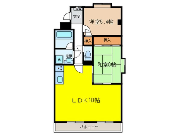 学戸スカイマンションの物件間取画像